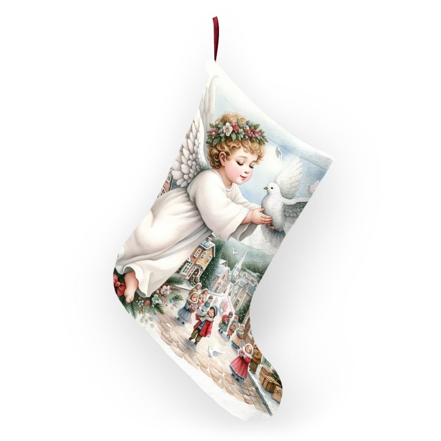 Angel Christmas Stocking | Baby Angel Stocking