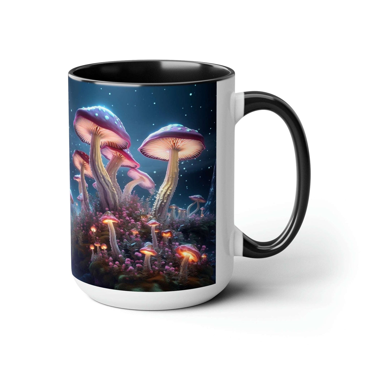 AI Art Mushroom Land Coffee Mug