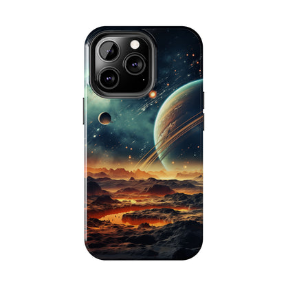 Space Phone Case for iPhone - Lightweight, Impact Resistant, Wireless Charging Compatible