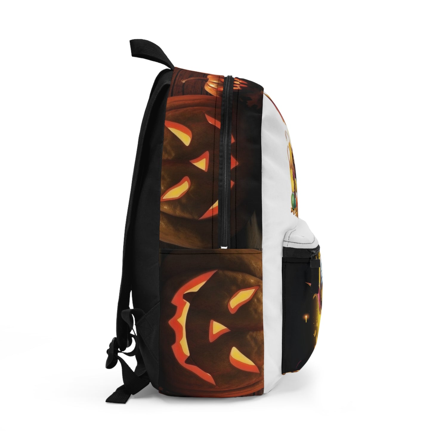 Cute Goblins Halloween Backpack with Pumpkins around the side!!!