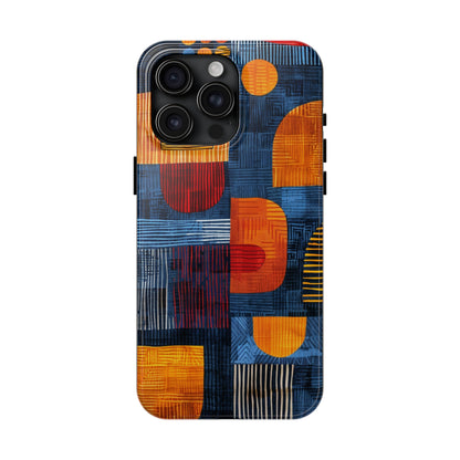 Cultural Tapestry Phone Case 3 for iPhone - Lightweight, Impact Resistant, Wireless Charging Compatible