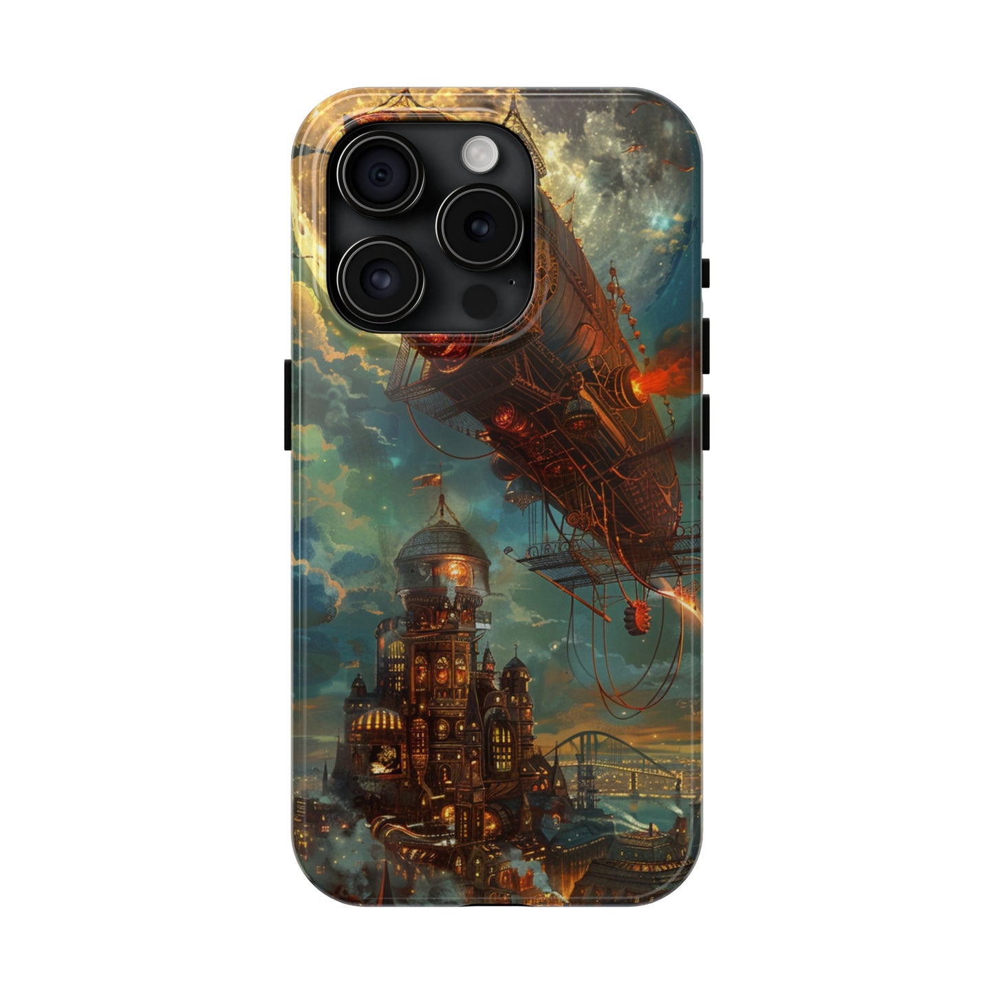 Steampunk Adventures 2 Phone Case for iPhone - Lightweight, Impact Resistant, Wireless Charging Compatible