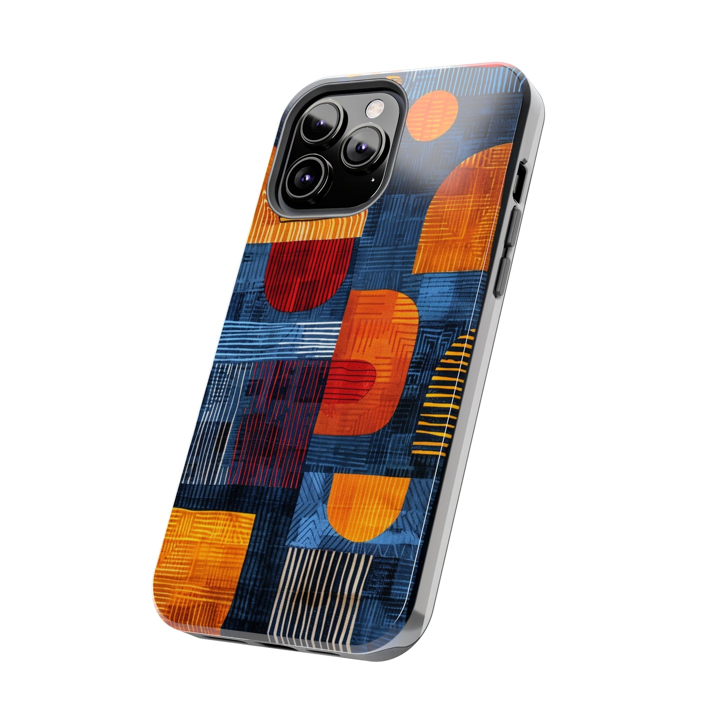 Cultural Tapestry Phone Case 3 for iPhone - Lightweight, Impact Resistant, Wireless Charging Compatible