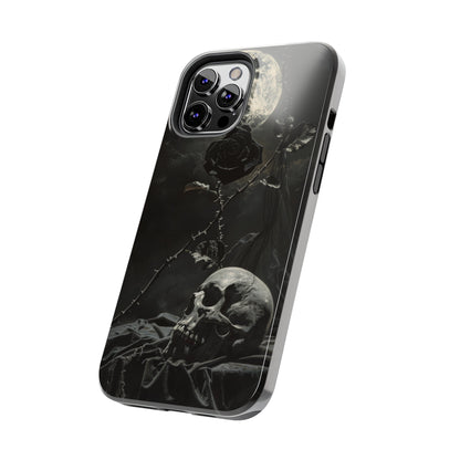 Gothic Elegance Phone Case for iPhone - Lightweight, Impact Resistant, Wireless Charging Compatible