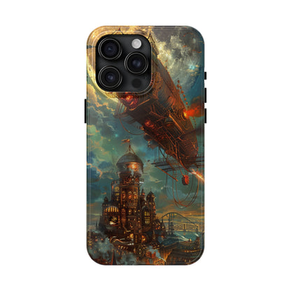 Steampunk Adventures 2 Phone Case for iPhone - Lightweight, Impact Resistant, Wireless Charging Compatible