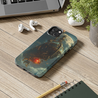 Steampunk Adventures 5 Phone Case for iPhone - Lightweight, Impact Resistant, Wireless Charging Compatible