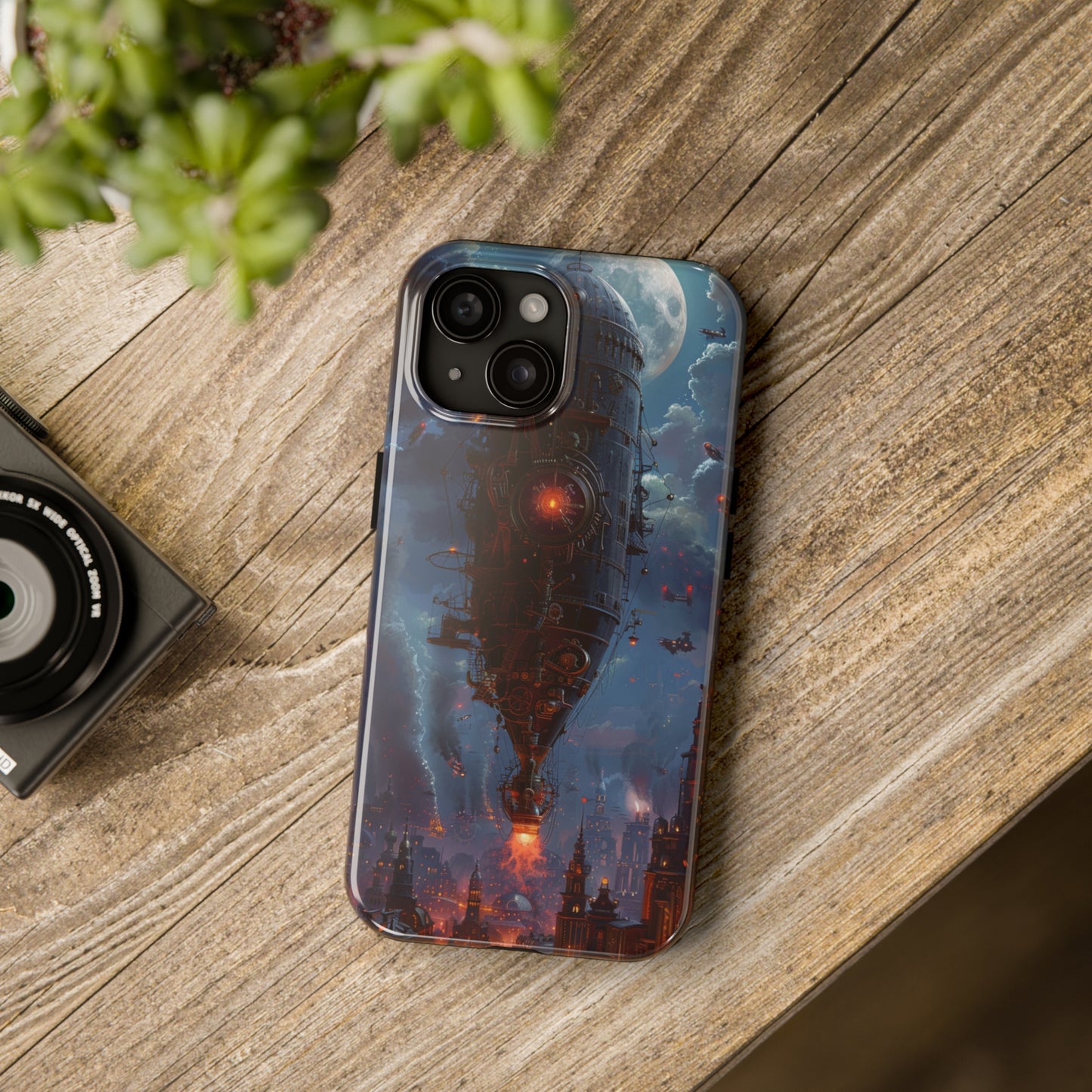 Steampunk Adventures 4 Phone Case for iPhone - Lightweight, Impact Resistant, Wireless Charging Compatible