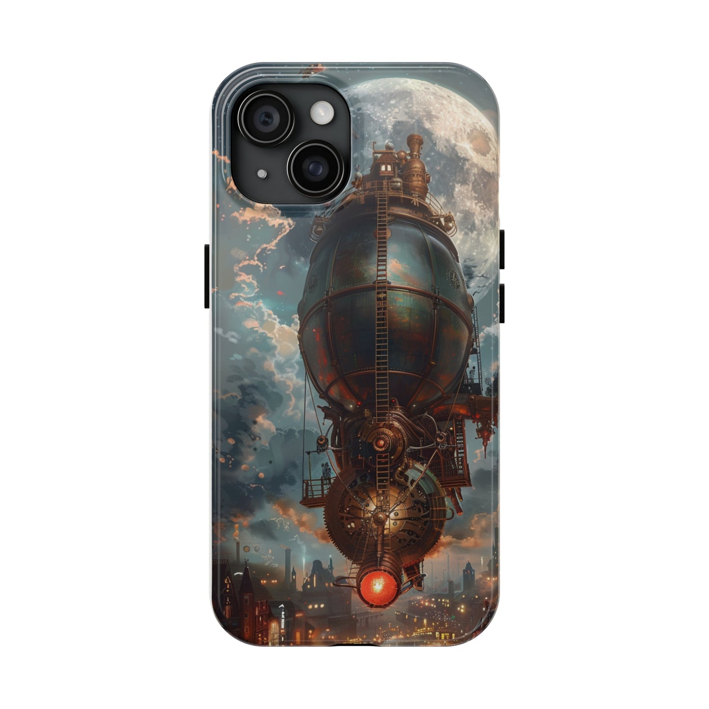 Steampunk Adventure Phone Case for iPhone - Lightweight, Impact Resistant, Wireless Charging Compatible