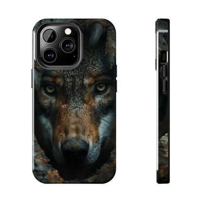 AI Wolf Phone Case for iPhone - Lightweight, Impact Resistant, Wireless Charging Compatible-AI phone case-AI By AJ