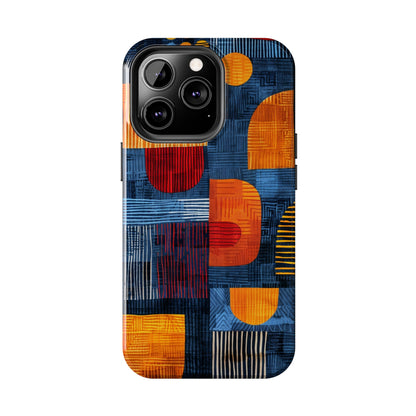 Cultural Tapestry Phone Case 3 for iPhone - Lightweight, Impact Resistant, Wireless Charging Compatible