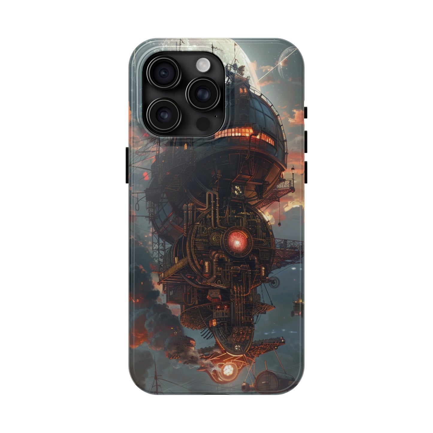 Steampunk Adventures 3 Phone Case for iPhone - Lightweight, Impact Resistant, Wireless Charging Compatible