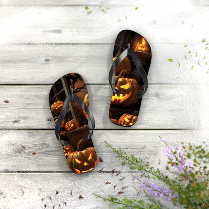 Halloween Flip Flops: The Perfect Shoes for Your Spooky Season Outfit, Great Halloween Gift, Halloween Accessory, Halloween Shoes