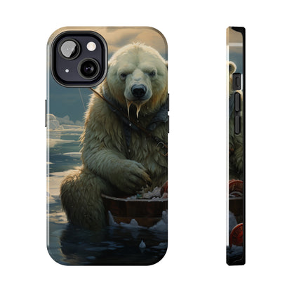 Polar Bear Phone Case for iPhone - Lightweight, Impact Resistant, Wireless Charging Compatible