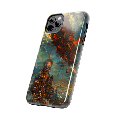 Steampunk Adventures 2 Phone Case for iPhone - Lightweight, Impact Resistant, Wireless Charging Compatible