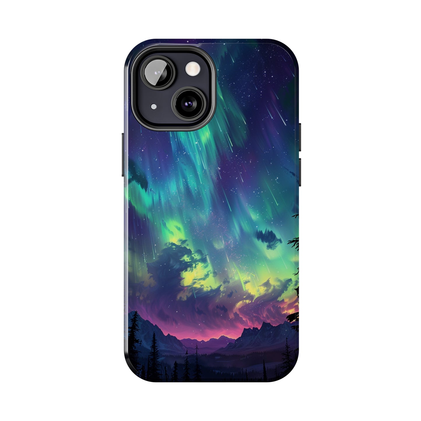 Aurora Dreams Phone Case for iPhone - Lightweight, Impact Resistant, Wireless Charging Compatible