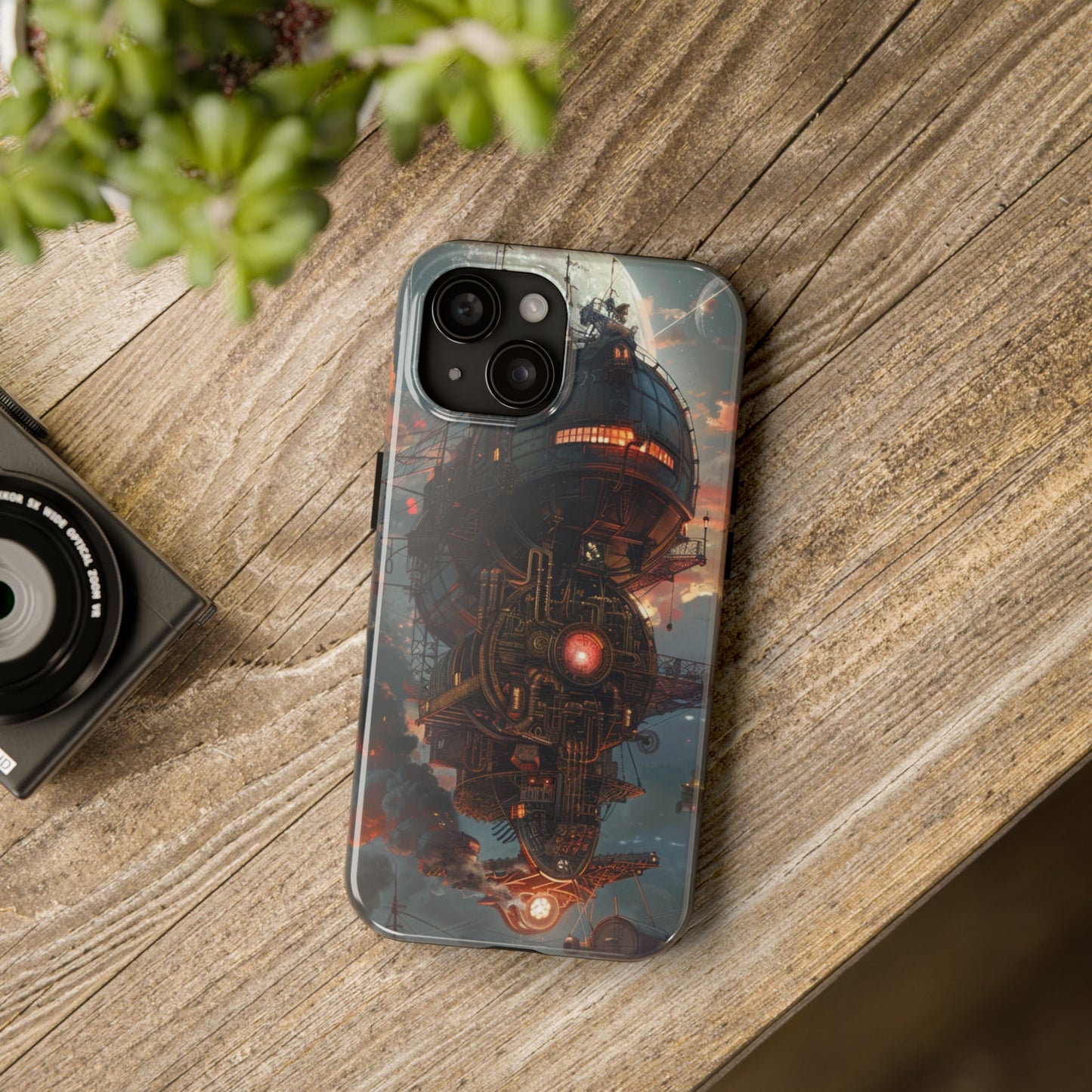 Steampunk Adventures 3 Phone Case for iPhone - Lightweight, Impact Resistant, Wireless Charging Compatible