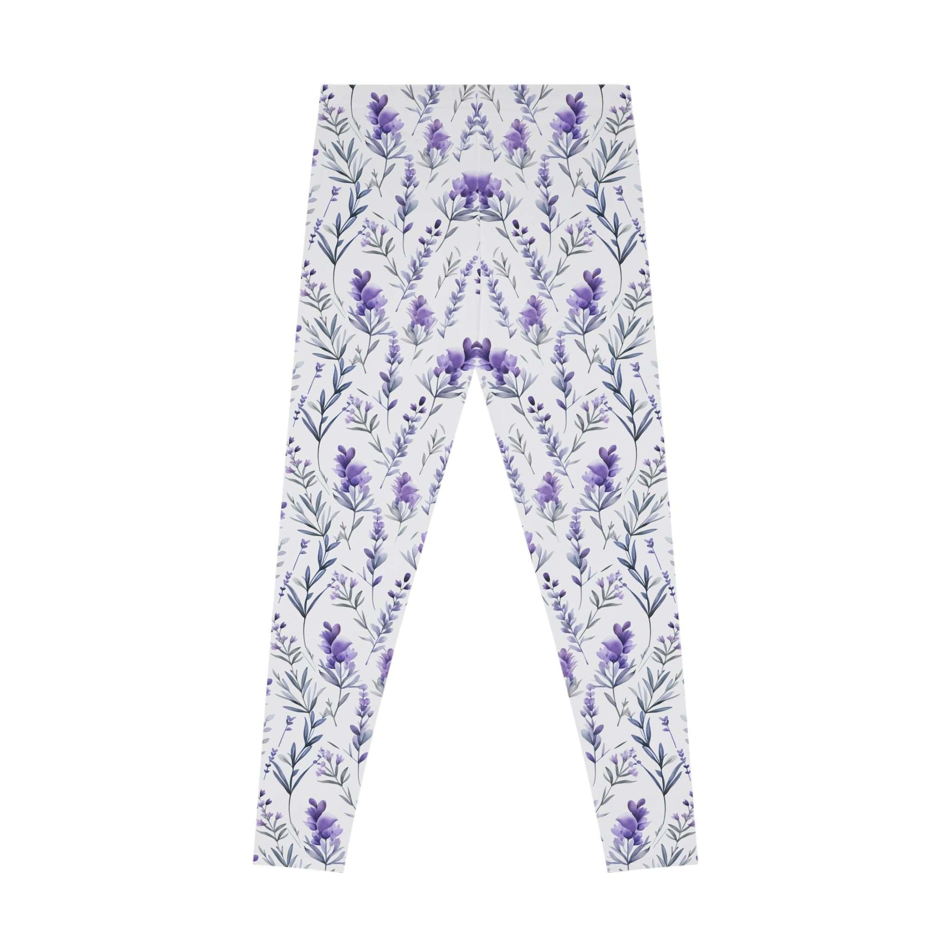 Lavender Bloom Leggings - Elegant Comfort for Everyday Wear