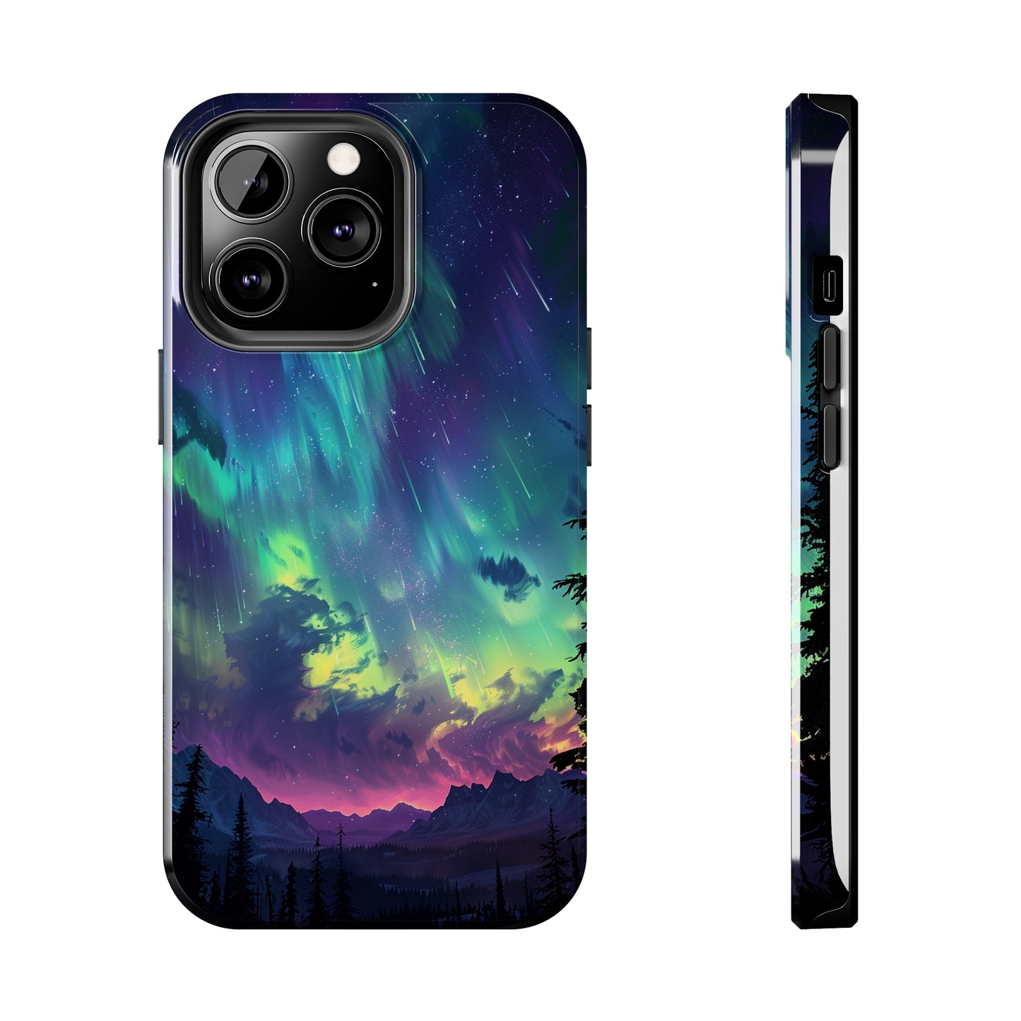 Aurora Dreams Phone Case for iPhone - Lightweight, Impact Resistant, Wireless Charging Compatible