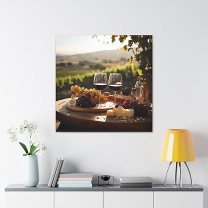 Wine Lover Canvas Gallery Wrap Series 1 b | Wine Cellar Art | Kitchen Decor