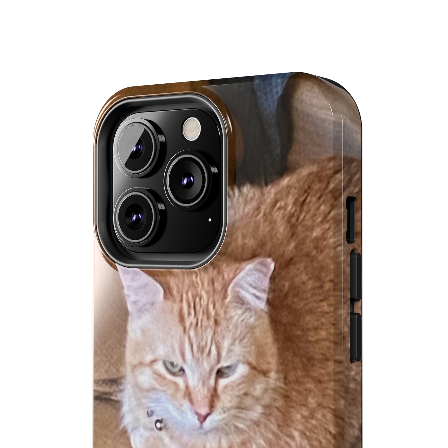 Alfred the Cat's "Couch Potato" Phone Case for iPhone - Lightweight, Impact Resistant, Wireless Charging Compatible