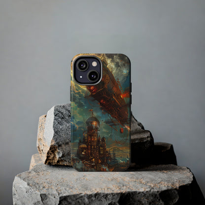 Steampunk Adventures 2 Phone Case for iPhone - Lightweight, Impact Resistant, Wireless Charging Compatible