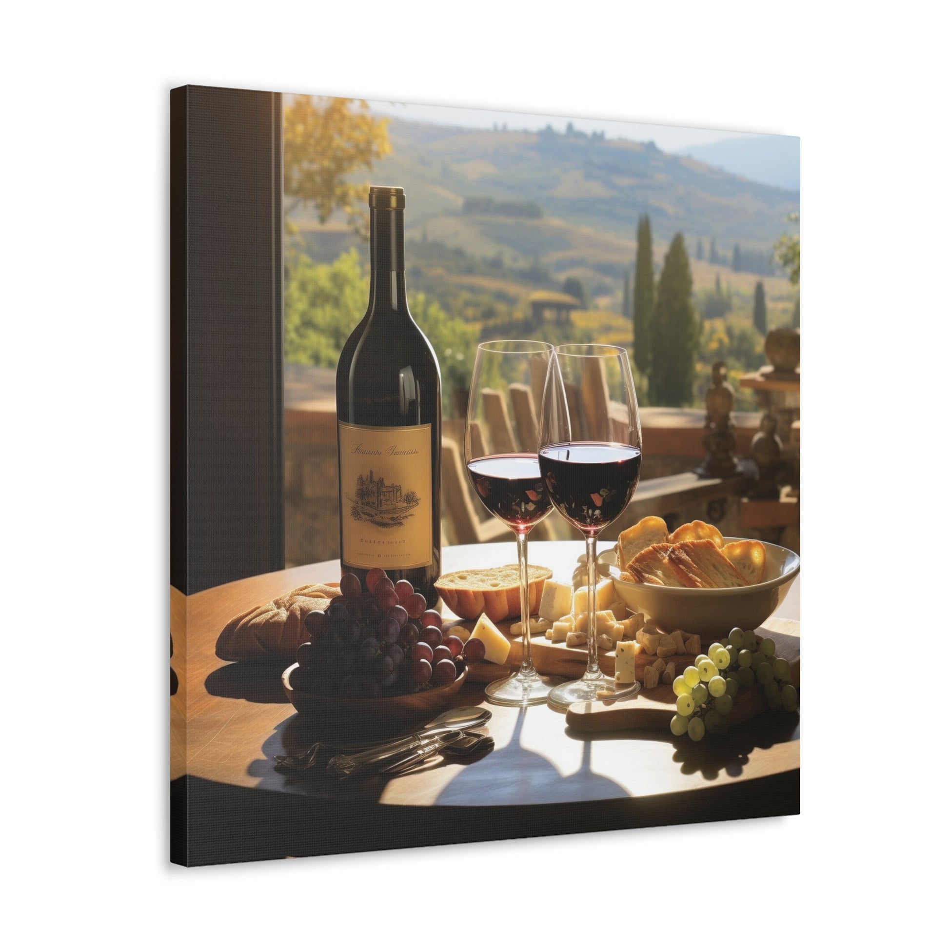 Wine Lover Canvas Gallery Wrap Series 1 | Perfect Wine Cellar Art & Kitchen Decor