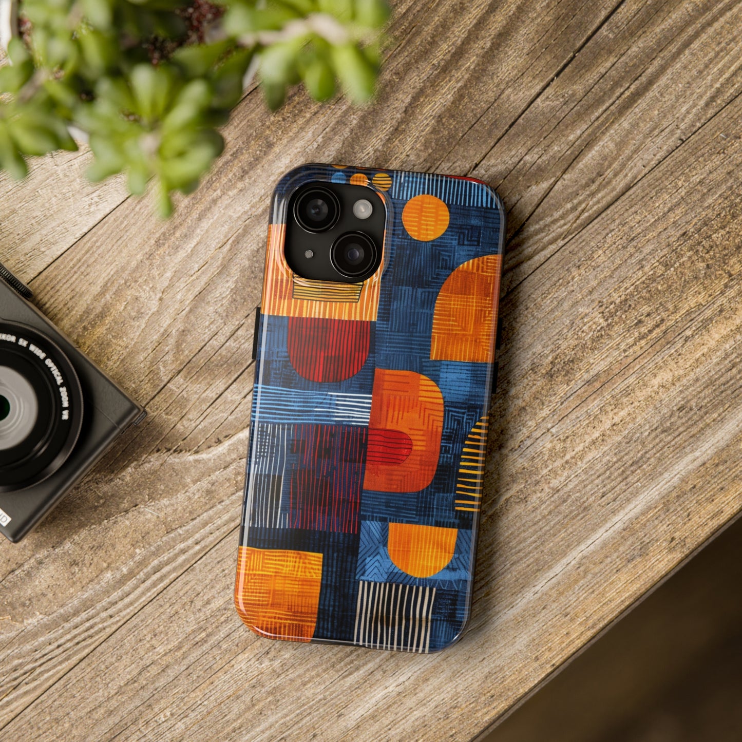 Cultural Tapestry Phone Case 3 for iPhone - Lightweight, Impact Resistant, Wireless Charging Compatible