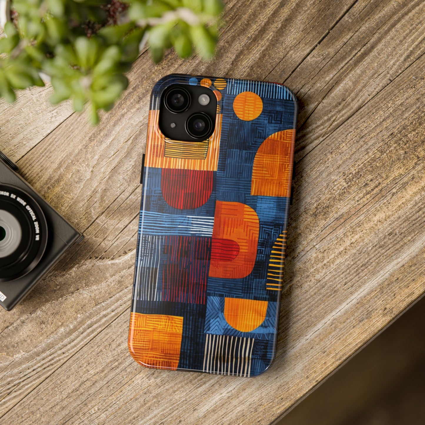 Cultural Tapestry Phone Case 3 for iPhone - Lightweight, Impact Resistant, Wireless Charging Compatible