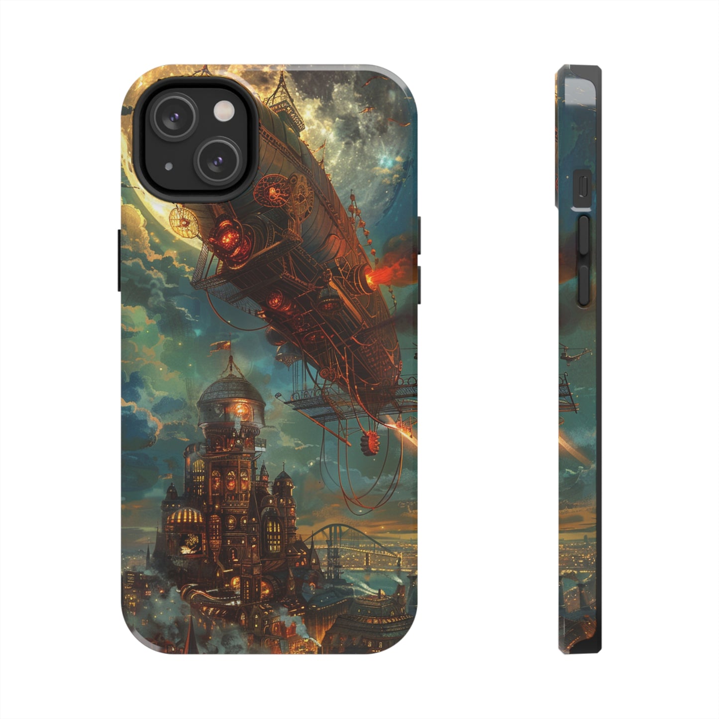 Steampunk Adventures 2 Phone Case for iPhone - Lightweight, Impact Resistant, Wireless Charging Compatible