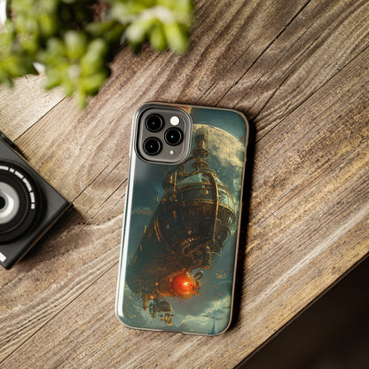 Steampunk Adventures 5 Phone Case for iPhone - Lightweight, Impact Resistant, Wireless Charging Compatible