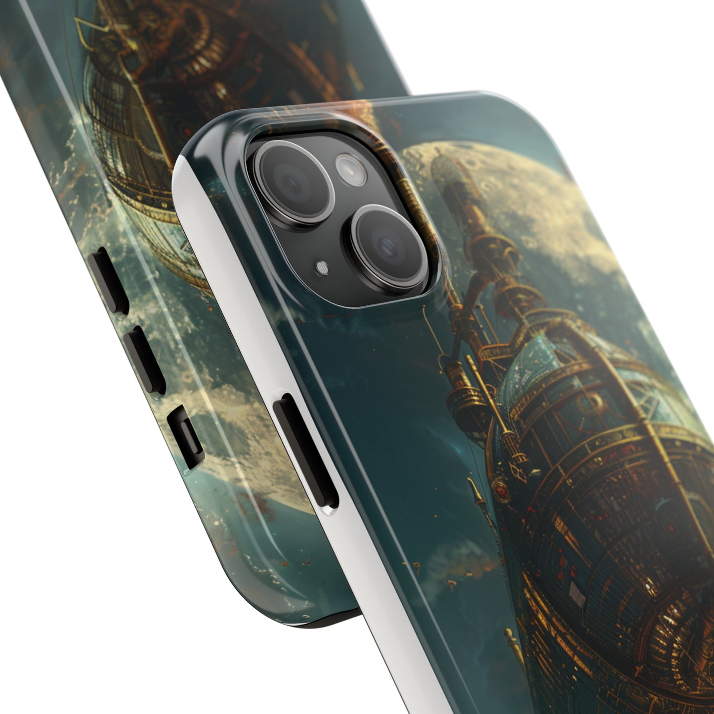 Steampunk Adventures 5 Phone Case for iPhone - Lightweight, Impact Resistant, Wireless Charging Compatible