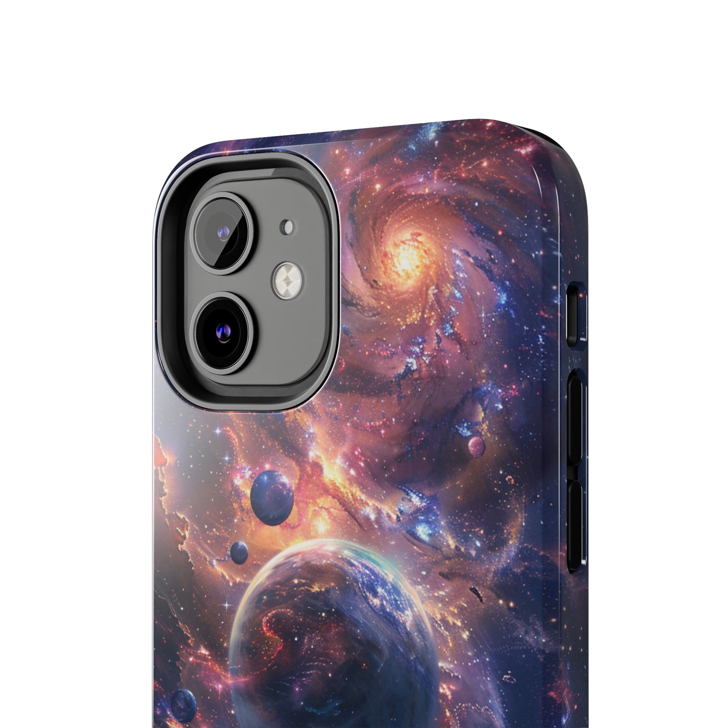 Cosmic Scene Phone Case for iPhone - Lightweight, Impact Resistant, Wireless Charging Compatible