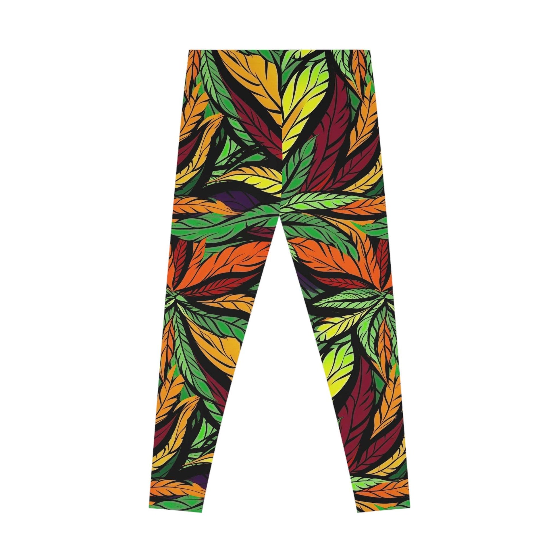 Cannabis Leaf Stretchy Leggings