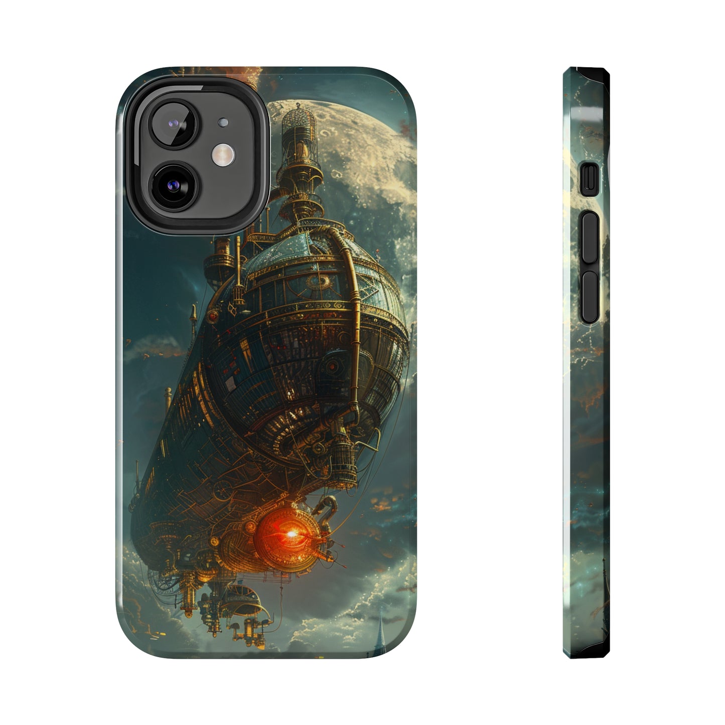 Steampunk Adventures 5 Phone Case for iPhone - Lightweight, Impact Resistant, Wireless Charging Compatible