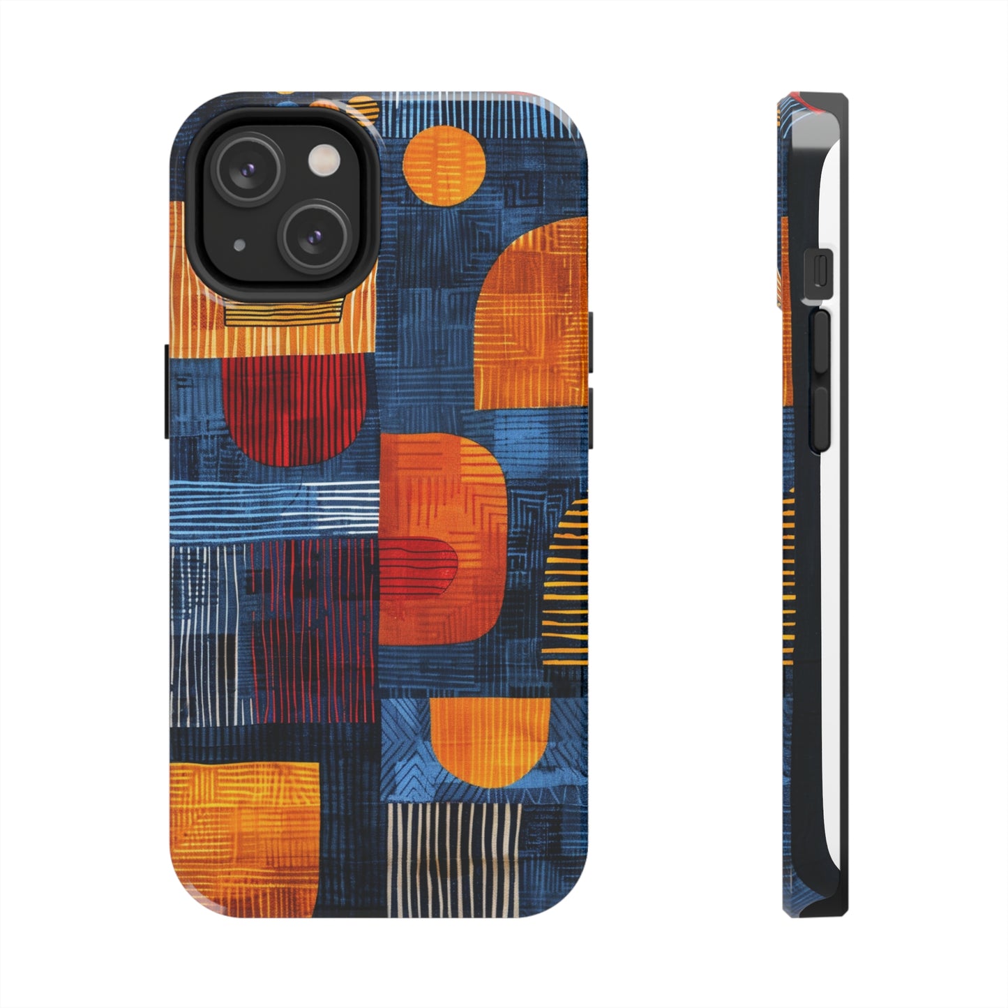 Cultural Tapestry Phone Case 3 for iPhone - Lightweight, Impact Resistant, Wireless Charging Compatible