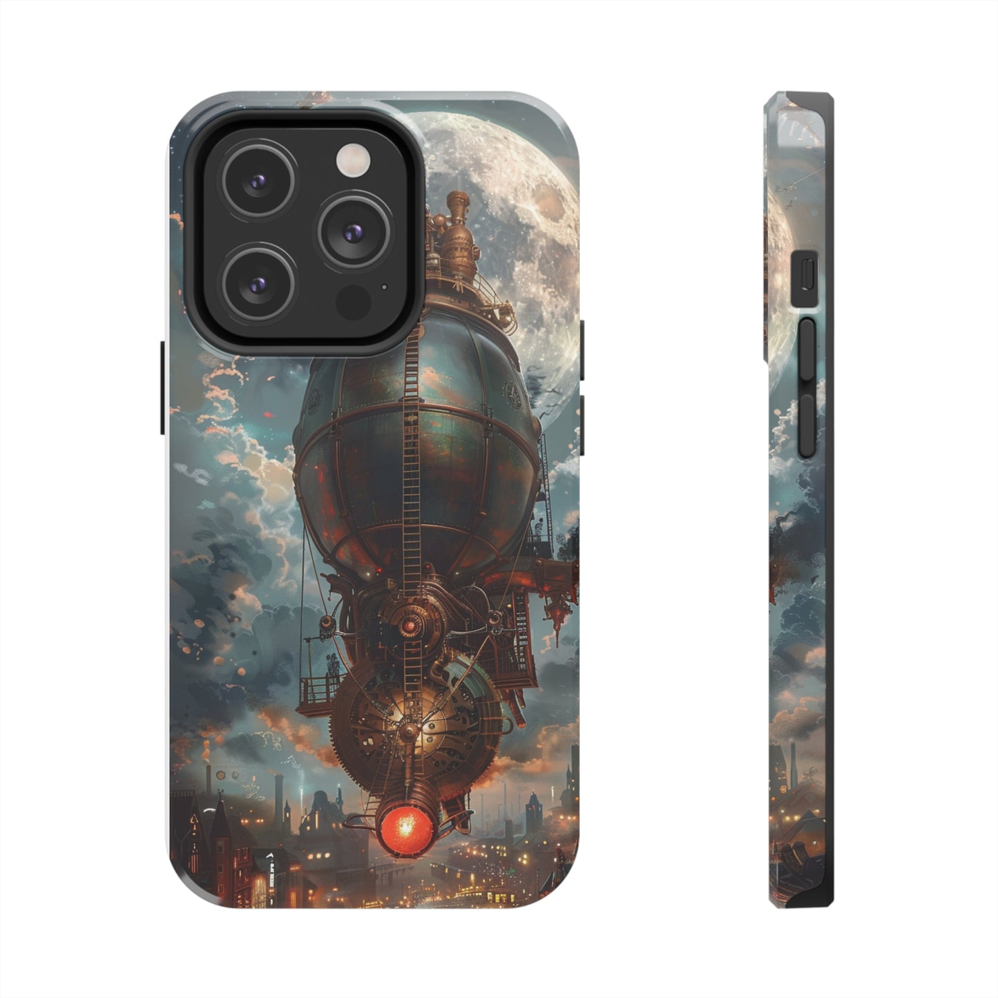 Steampunk Adventure Phone Case for iPhone - Lightweight, Impact Resistant, Wireless Charging Compatible