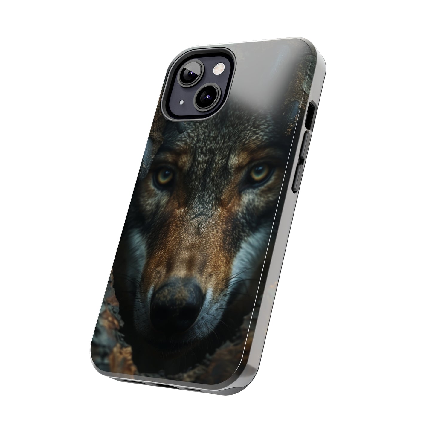 AI Wolf Phone Case for iPhone - Lightweight, Impact Resistant, Wireless Charging Compatible-AI phone case-AI By AJ