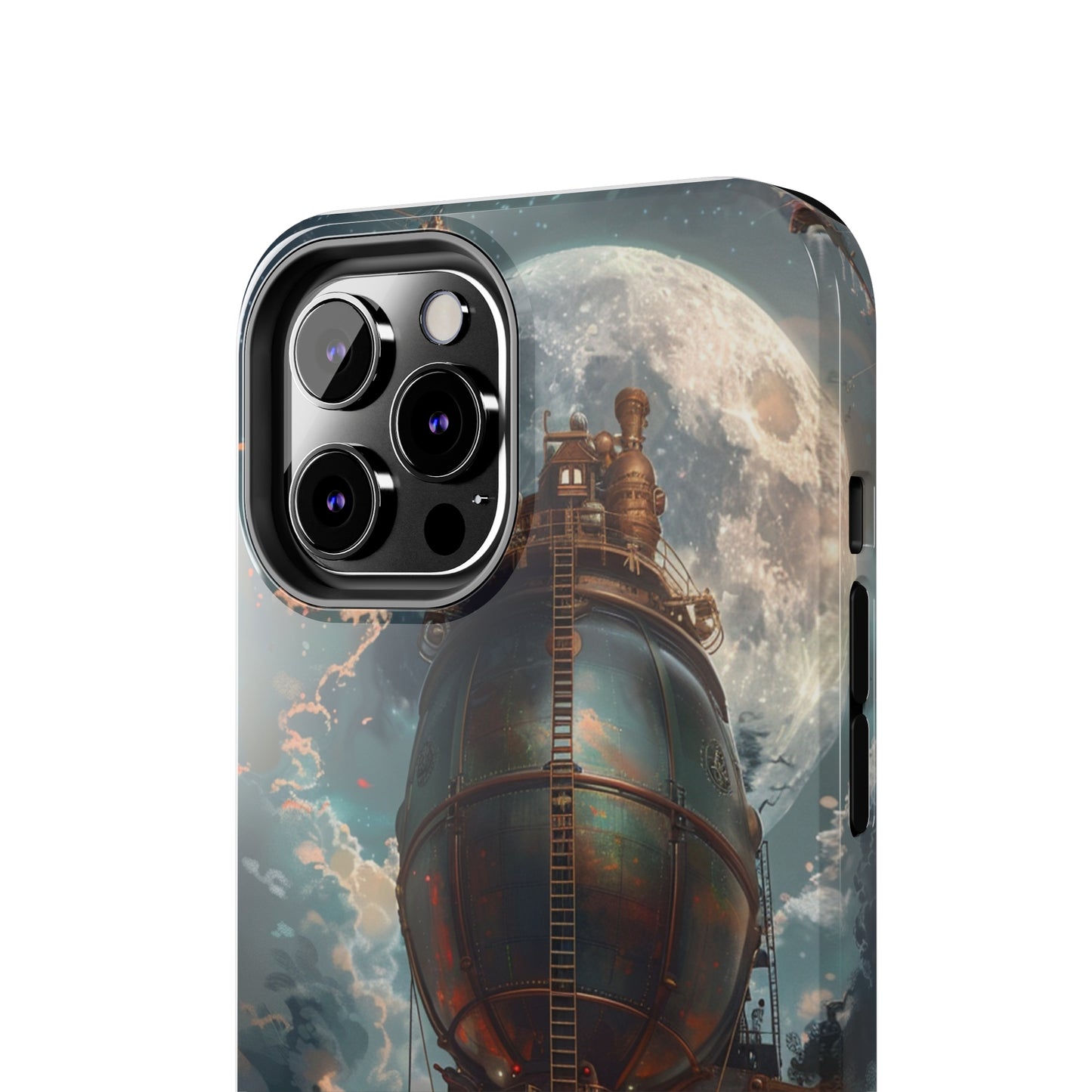 Steampunk Adventure Phone Case for iPhone - Lightweight, Impact Resistant, Wireless Charging Compatible