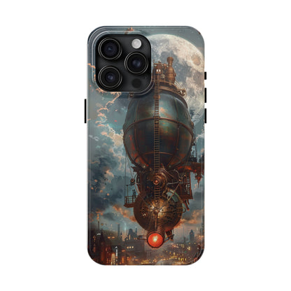 Steampunk Adventure Phone Case for iPhone - Lightweight, Impact Resistant, Wireless Charging Compatible