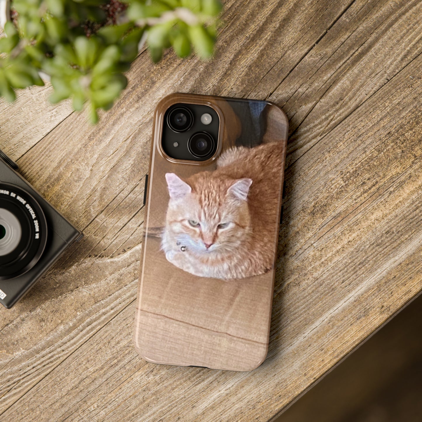 Alfred the Cat's "Couch Potato" Phone Case for iPhone - Lightweight, Impact Resistant, Wireless Charging Compatible