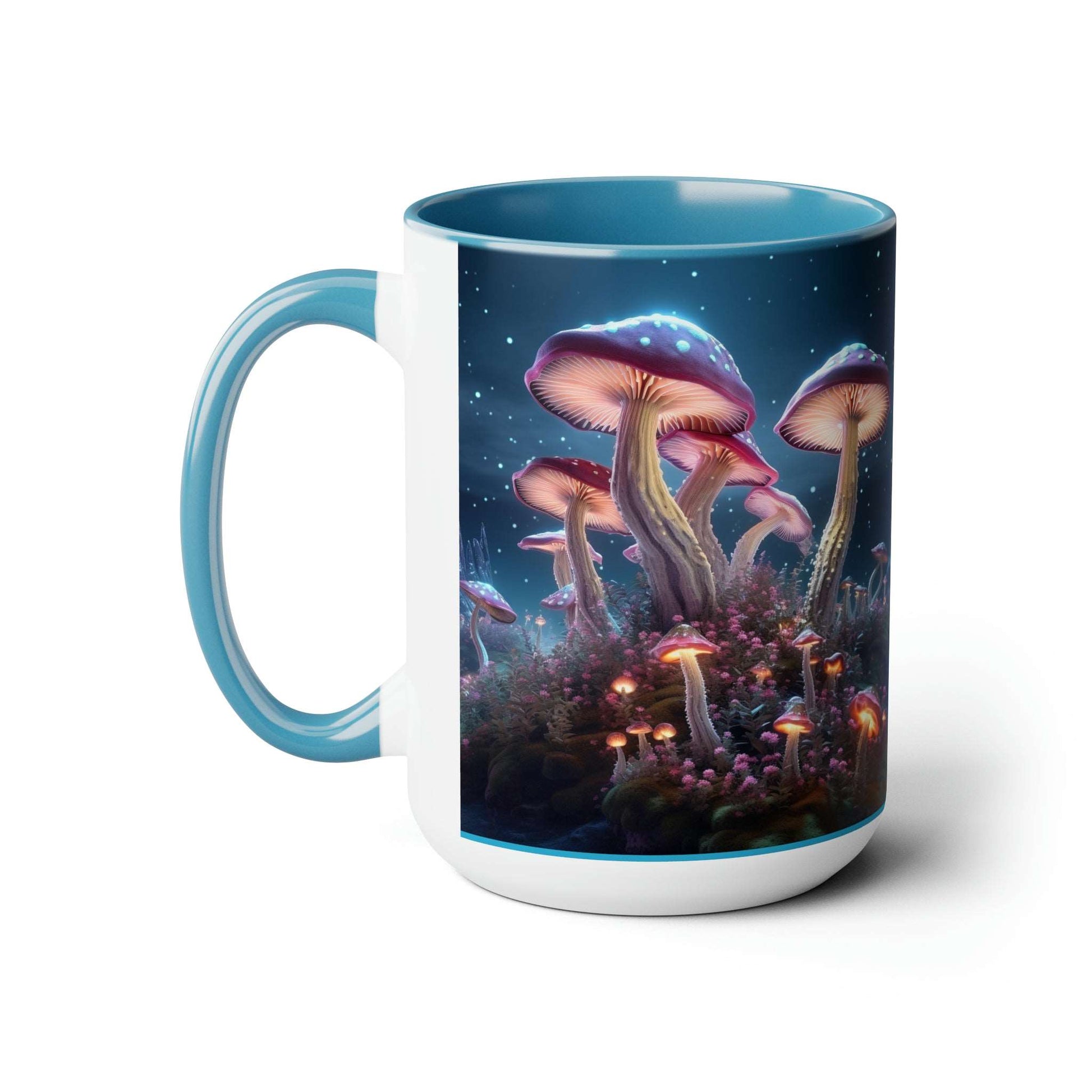 AI Art Mushroom Land Coffee Mug