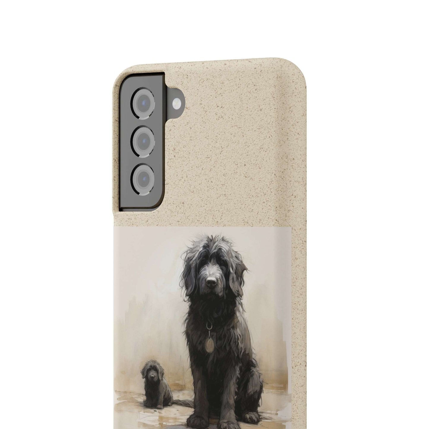 Biodegradable Custom Pet Phone Case, Dog iPhone Case, Doodle Phone Case, Newfypoo, Puppy phone case-AI phone case-AI By AJ