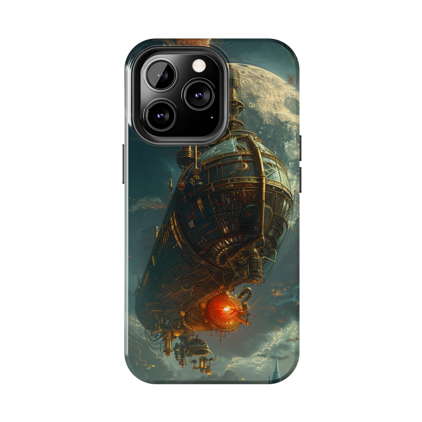 Steampunk Adventures 5 Phone Case for iPhone - Lightweight, Impact Resistant, Wireless Charging Compatible