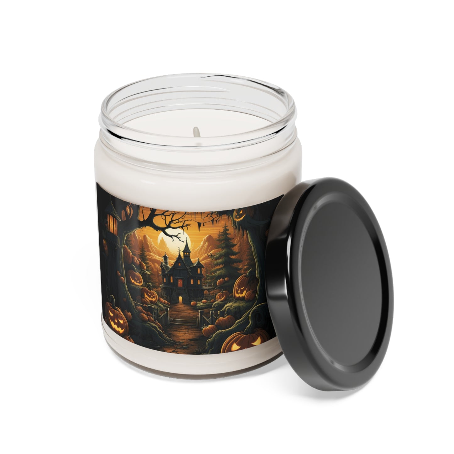 Scented Halloween Candle, 9oz | Soy Candle | Spooky Candle | Gothic Candle | Halloween Decor