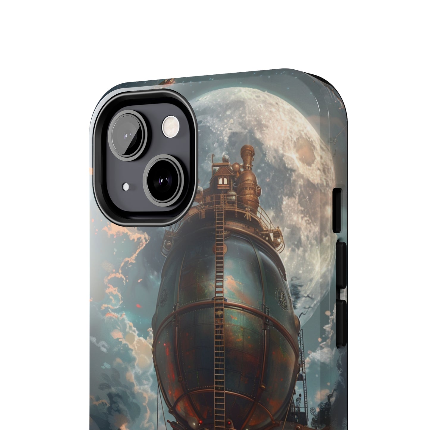 Steampunk Adventure Phone Case for iPhone - Lightweight, Impact Resistant, Wireless Charging Compatible