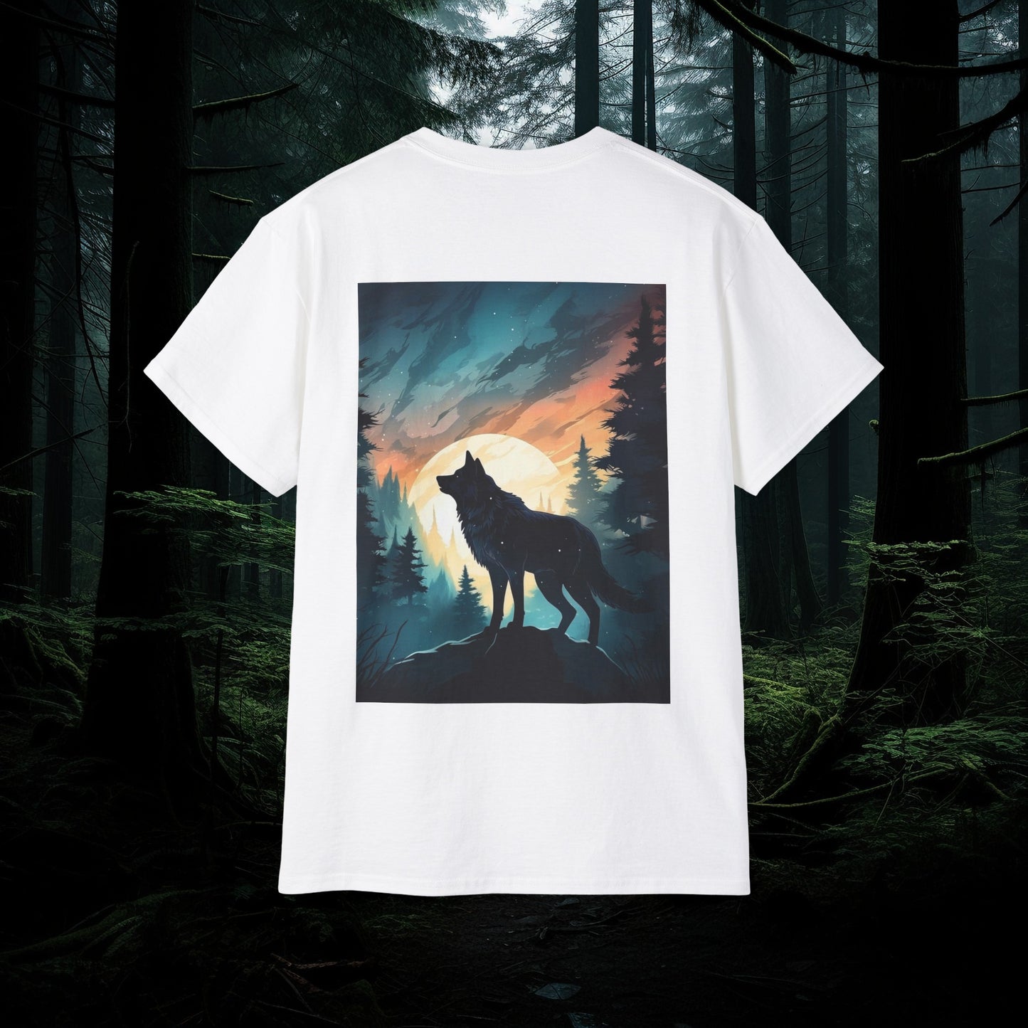 Unisex Mythical Creature Wolf tshirt - Great Wolf lover gift, Wolf Lover Shirt