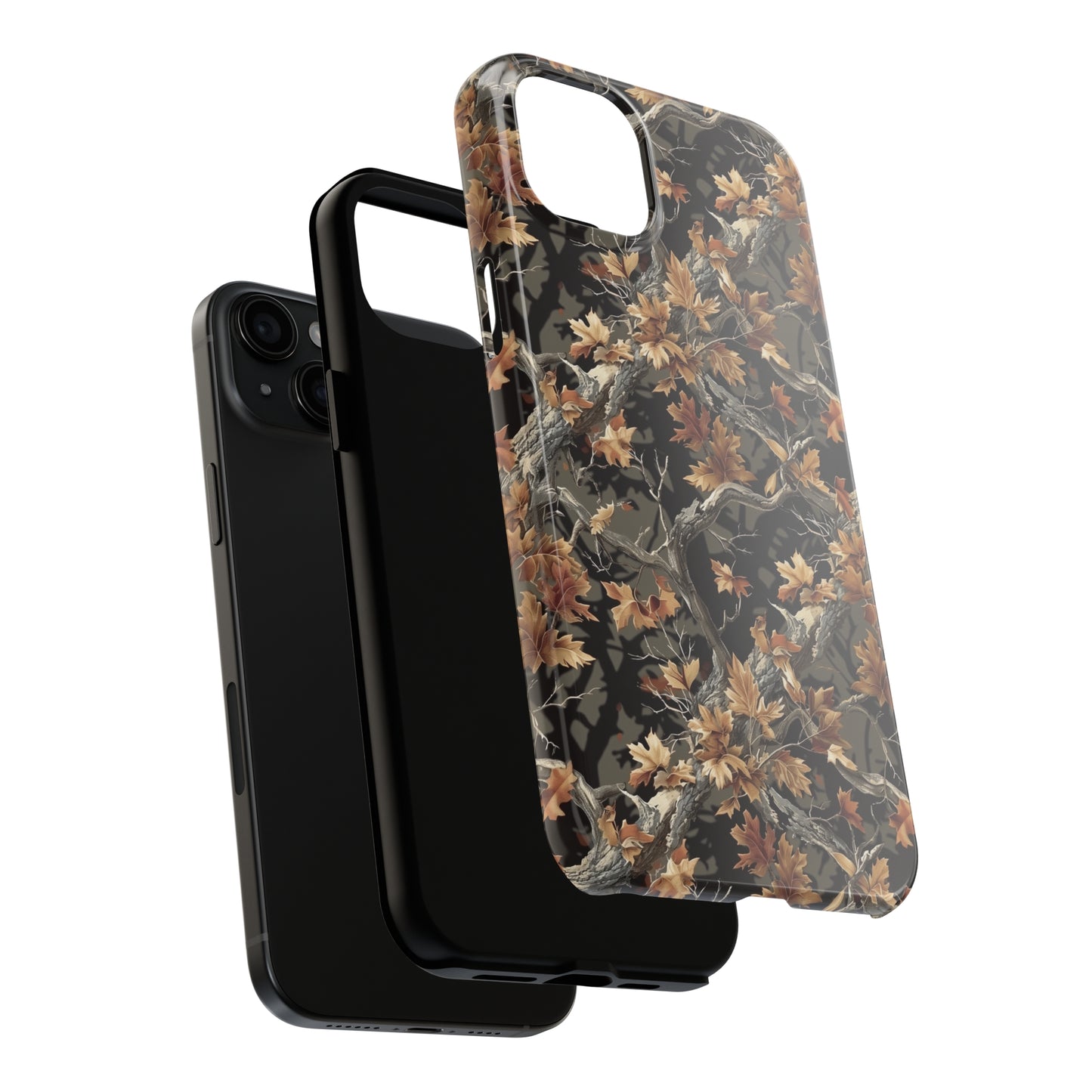 Camo Phone Case for iPhone - Lightweight, Impact Resistant, Wireless Charging Compatible