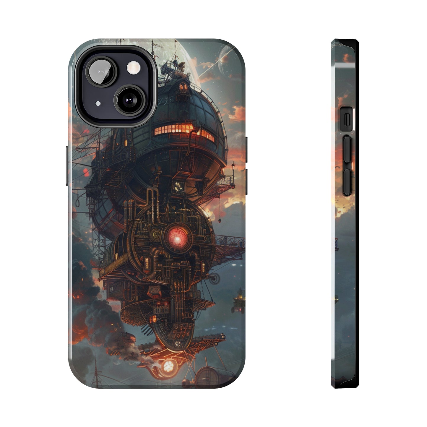 Steampunk Adventures 3 Phone Case for iPhone - Lightweight, Impact Resistant, Wireless Charging Compatible