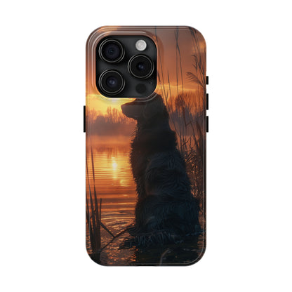 Hunting Dog Phone Case for iPhone - Lightweight, Impact Resistant, Wireless Charging Compatible