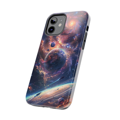 Cosmic Scene Phone Case for iPhone - Lightweight, Impact Resistant, Wireless Charging Compatible